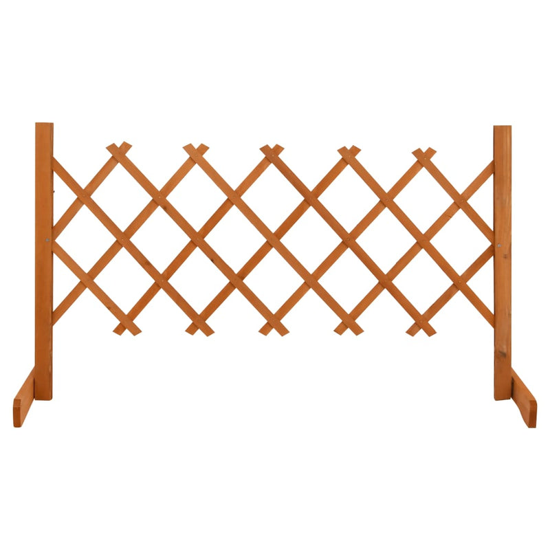 Garden Trellis Fence Orange 120x60 cm Solid Firwood Payday Deals