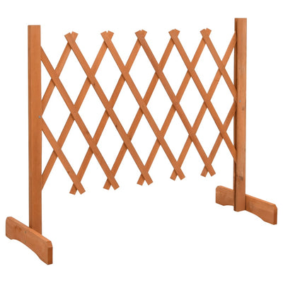 Garden Trellis Fence Orange 120x60 cm Solid Firwood Payday Deals