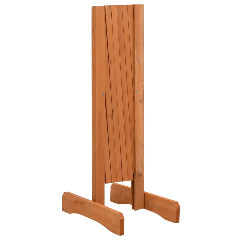 Garden Trellis Fence Orange 120x60 cm Solid Firwood Payday Deals