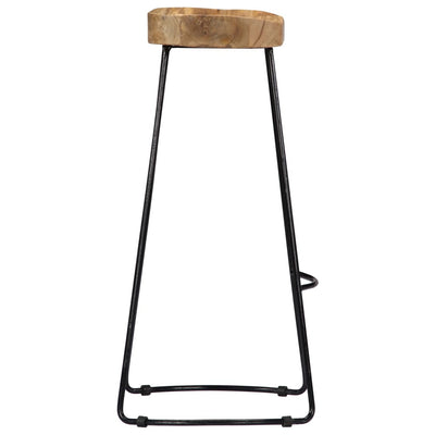 Gavin Bar Stools 2 pcs Solid Mango Wood Payday Deals