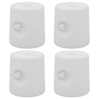 Gazebo Weights 4 pcs PE White Payday Deals