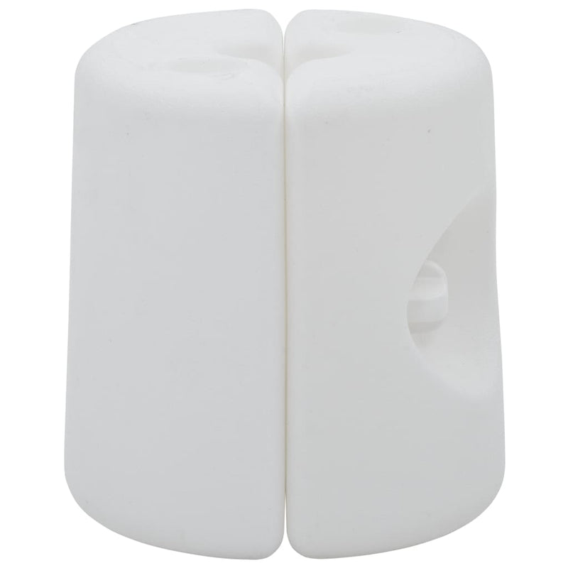 Gazebo Weights 4 pcs PE White Payday Deals