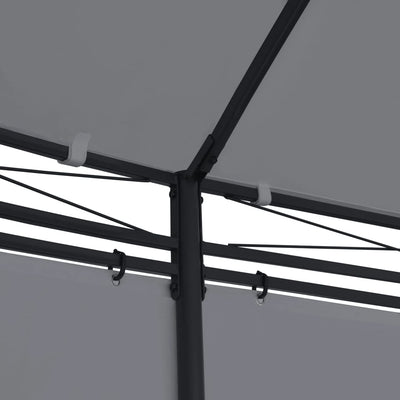 Gazebo with Curtains 520x349x255 cm Anthracite Payday Deals