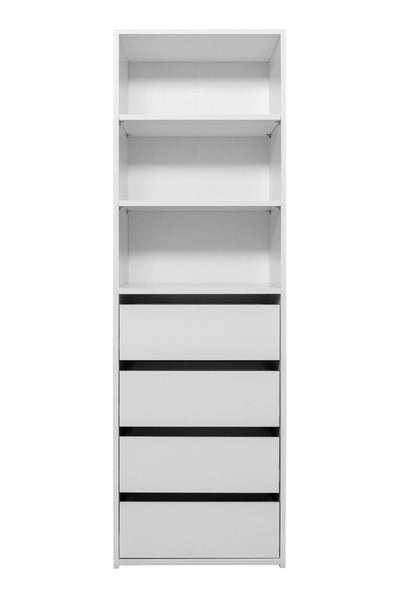 GENEVA THREE SHELF/FOUR DRAWER BUILT IN WARDROBE - CLASSIC Payday Deals