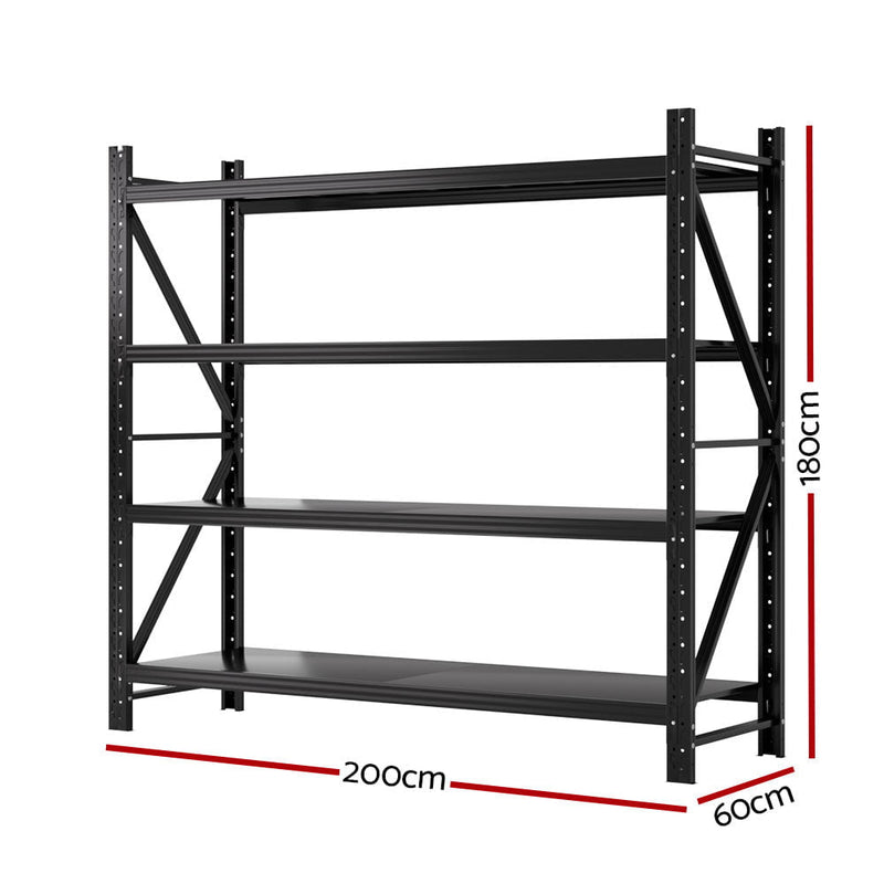 Giantz 2MX1.8M Garage Shelving Warehouse Rack Pallet Storage Shelves Racking Payday Deals