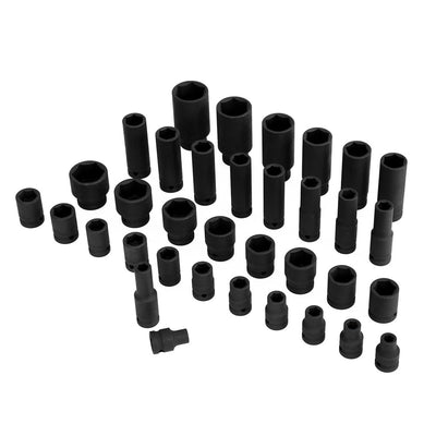 Giantz 35pcs 1/2" Drive Impact Socket Set Metric 8-32mm with Case Payday Deals