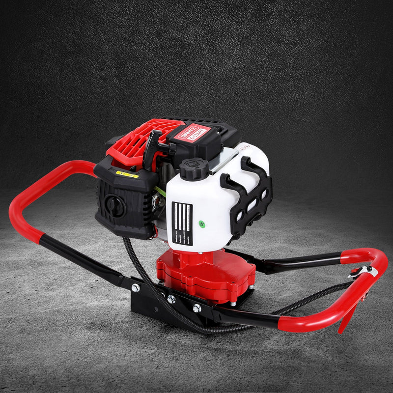 Giantz 65CC Post Hole Digger Motor Only Petrol Engine Red Payday Deals