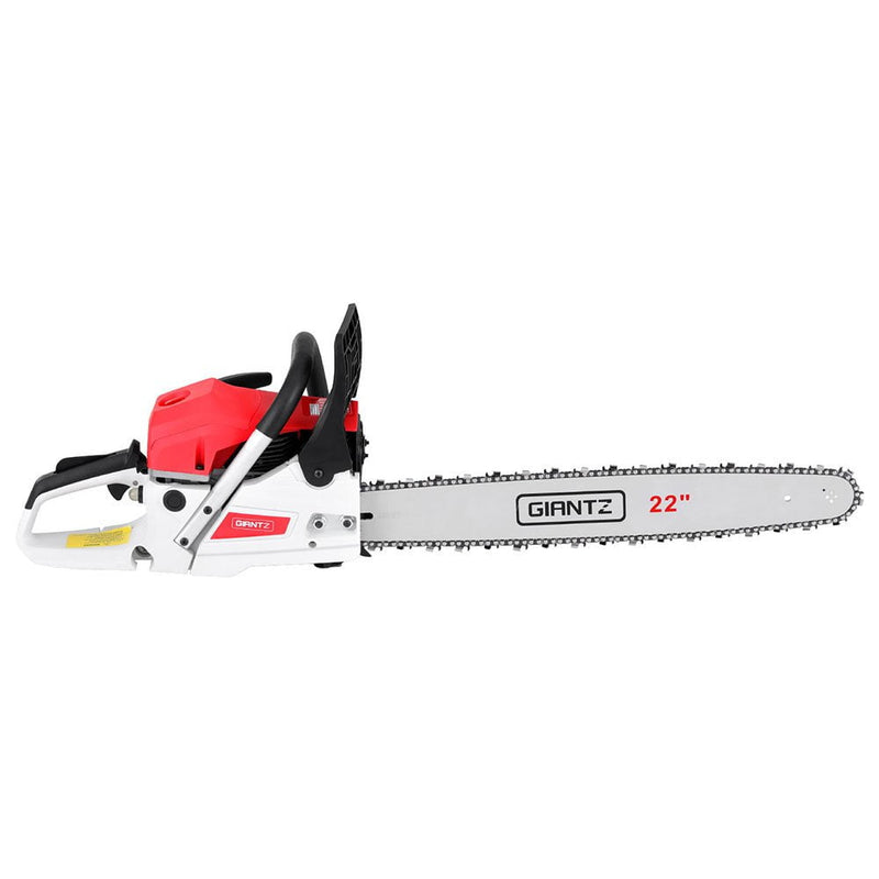 Giantz 74cc Petrol Chainsaw 22" Bar E-Start Tree Pruning Chain Saw Payday Deals