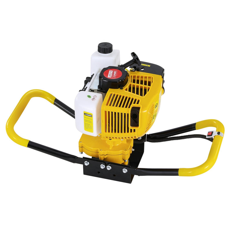 Giantz 74CC Post Hole Digger Motor Only Petrol Engine Yellow Payday Deals