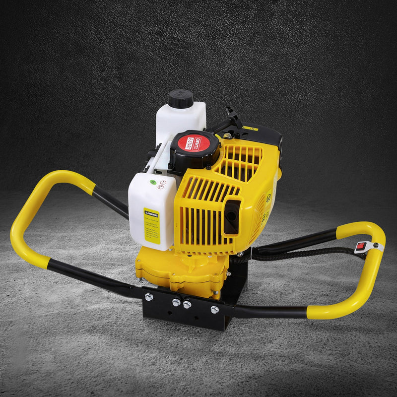 Giantz 74CC Post Hole Digger Motor Only Petrol Engine Yellow Payday Deals