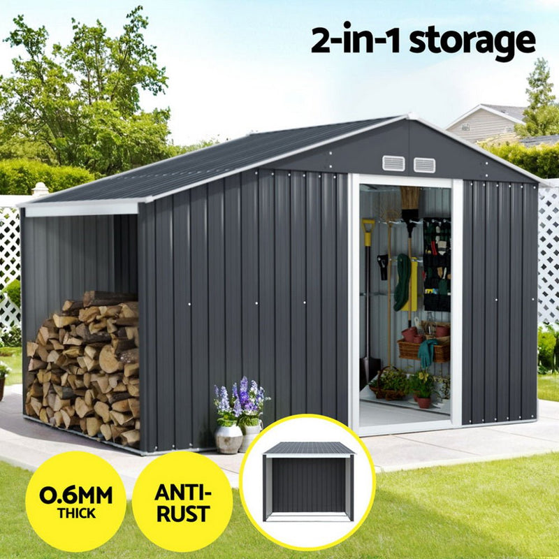 Giantz Garden Shed 3.22x1.96M Outdoor Storage Tool Workshop House Shelter Payday Deals