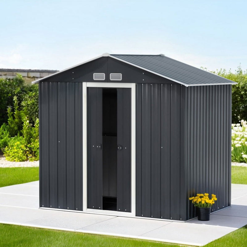 Giantz Garden Shed Outdoor Storage 2.15x1.3M Tool Workshop House Shelter Sliding Door Payday Deals