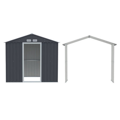 Giantz Garden Shed Outdoor Storage 2.15x1.74M Tool Workshop House w/Extension Kit Payday Deals