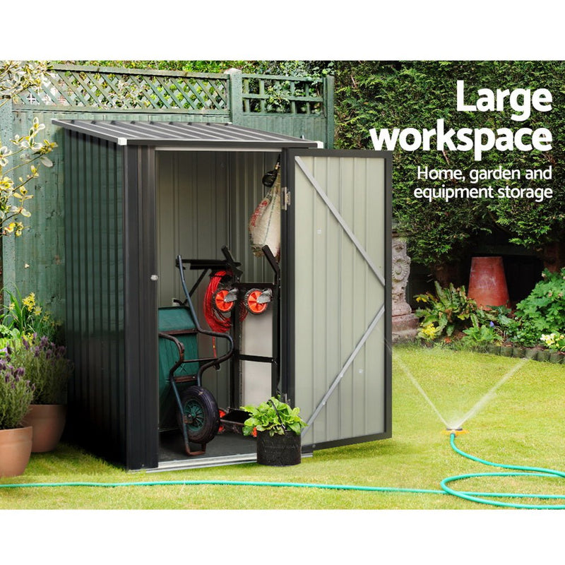 Giantz Garden Shed Sheds Outdoor Tool 0.99x1.04M Storage Workshop House Galvanised Steel Payday Deals