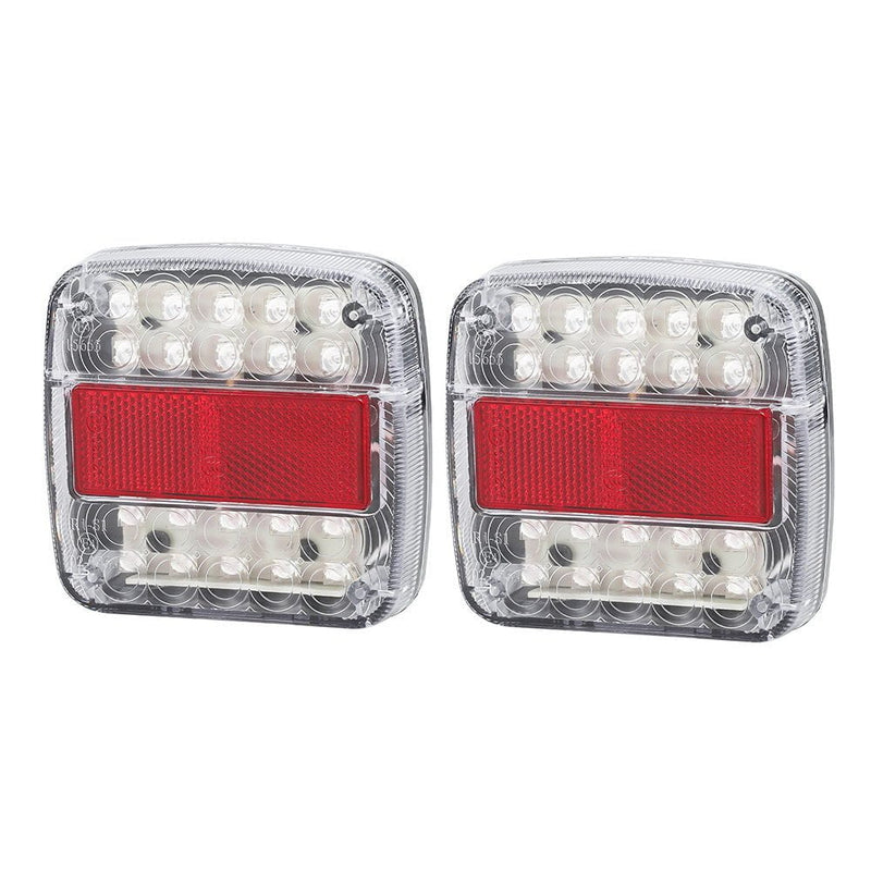 Giantz Pair 26 LED Tail Lights Stop Reverse Indicator 12V Ute Trailer Truck Payday Deals