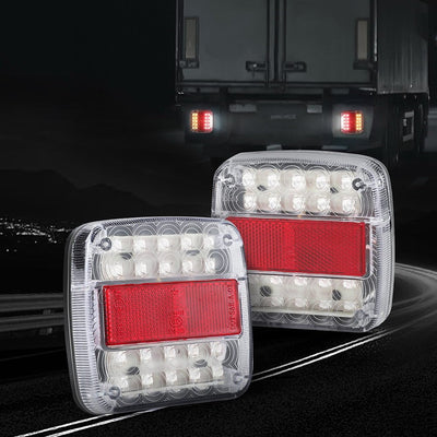 Giantz Pair 26 LED Tail Lights Stop Reverse Indicator 12V Ute Trailer Truck Payday Deals