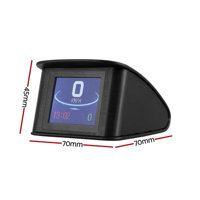 Giantz Universal Car Digital GPS Speedometer Heads Up Display Overspeed Warning Alarm Payday Deals