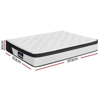 Giselle Bedding 30cm Mattress Euro Top Queen Payday Deals