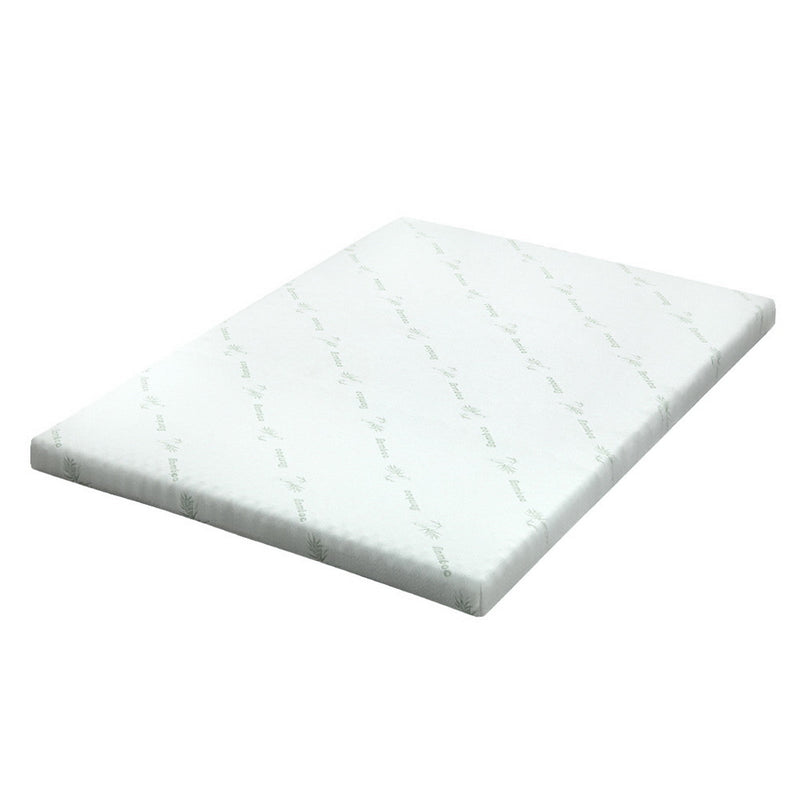 Giselle Bedding Cool Gel Memory Foam Mattress Topper w/Bamboo Cover 8cm - Double Payday Deals