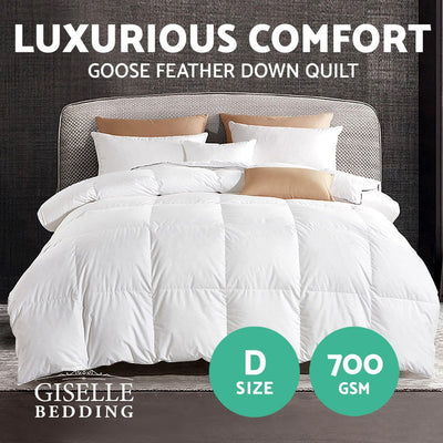 Giselle Bedding Double Size Goose Down Quilt Payday Deals