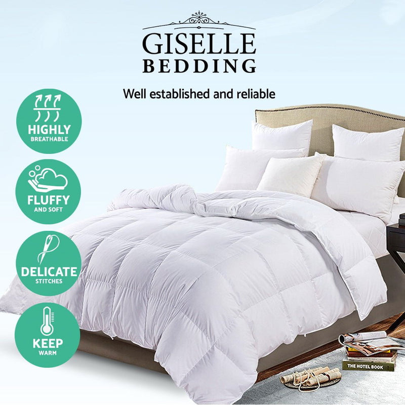 Giselle Bedding Double Size Goose Down Quilt Payday Deals