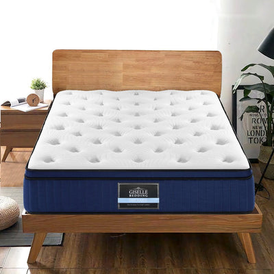 Giselle Bedding Franky Euro Top Cool Gel Pocket Spring Mattress 34cm Thick King Payday Deals