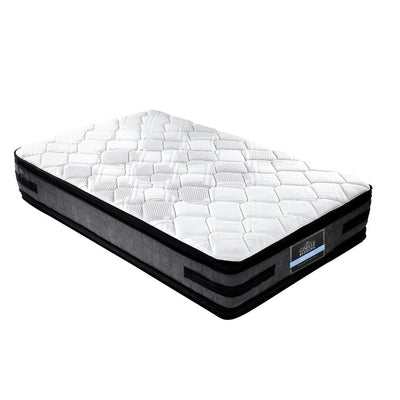 Giselle Bedding Luna Euro Top Cool Gel Pocket Spring Mattress 36cm Thick King Single Payday Deals