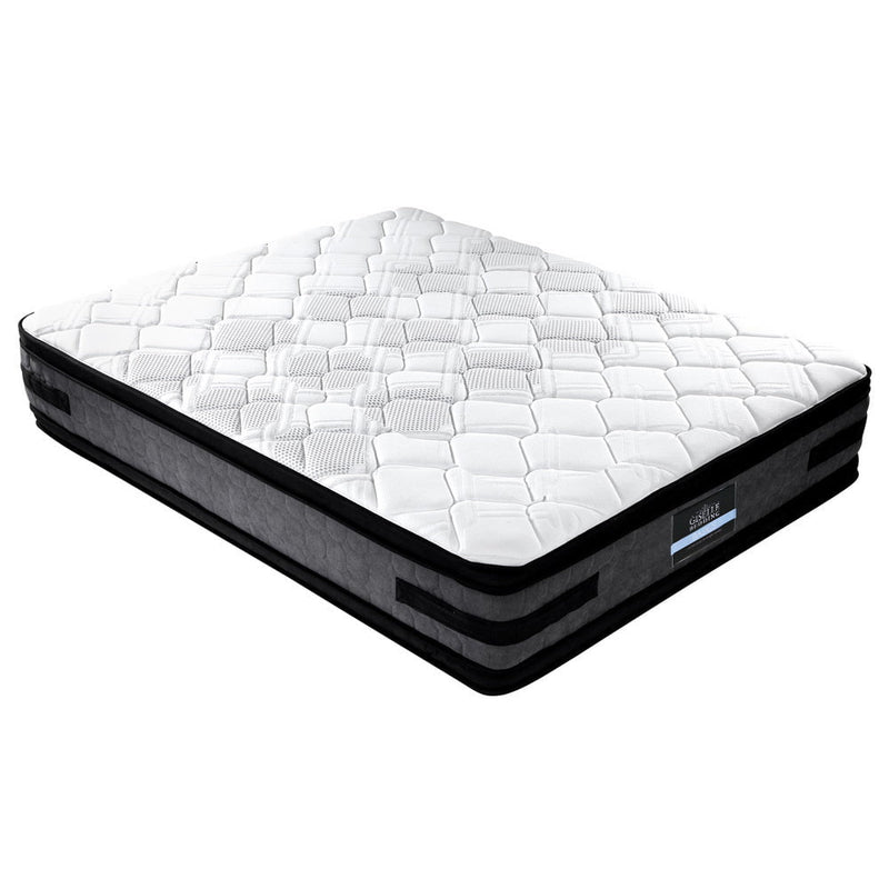 Giselle Bedding Luna Euro Top Cool Gel Pocket Spring Mattress 36cm Thick Queen Payday Deals