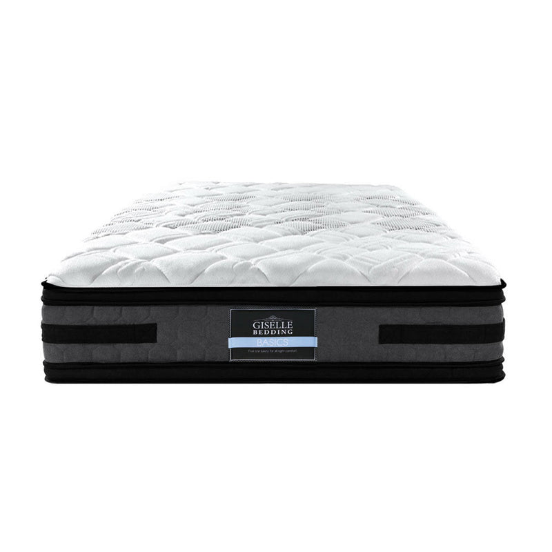 Giselle Bedding Luna Euro Top Cool Gel Pocket Spring Mattress 36cm Thick Single Payday Deals