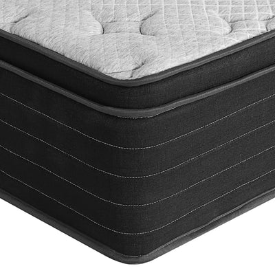 Giselle Bedding Mattress Extra Firm Queen Pocket Spring Foam Super Firm 32cm Payday Deals