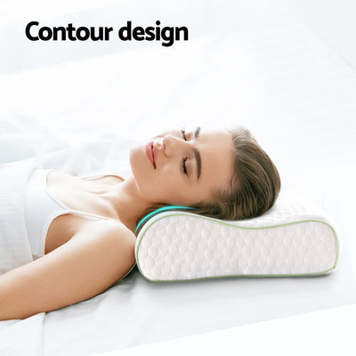 Giselle Memory Foam Pillow Contour Neck Payday Deals