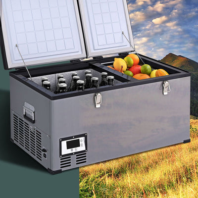 Glacio Camping Fridge 80L Portable Bar Fridges Freezer 12V/24V/240V Payday Deals