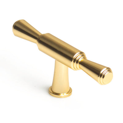 Gold Zinc Kitchen Cabinet Handles Drawer Bar Handle Pull T