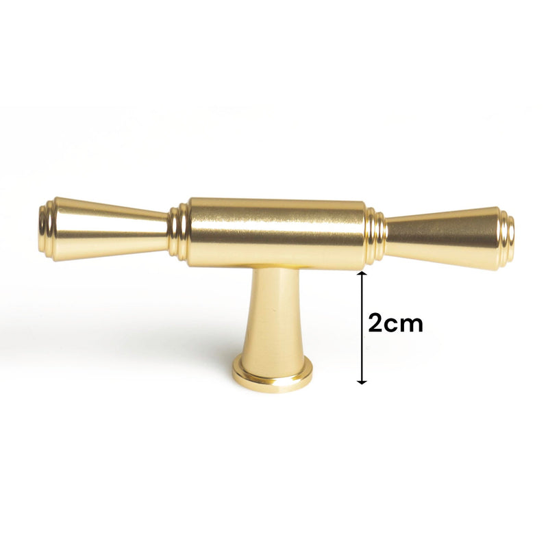 Gold Zinc Kitchen Cabinet Handles Drawer Bar Handle Pull T Payday Deals