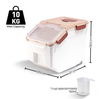 Gominimo Airtight Food Rice Grain Storage Container Pantry Organiser Box Coffee Payday Deals