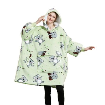 GOMINIMO Hoodie Blanket (Adult Koala Bear Green) GO-HB-139-AYS Payday Deals