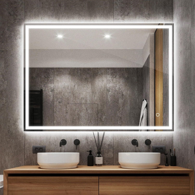 GOMINIMO LED Mirror with Bluetooth Speaker 800mm Rectangle GO-BM-105-JR Payday Deals