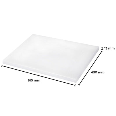 GOMINIMO White Plastic Chopping Board (450 x 610 x 13mm) GO-CCB-100-OK Payday Deals