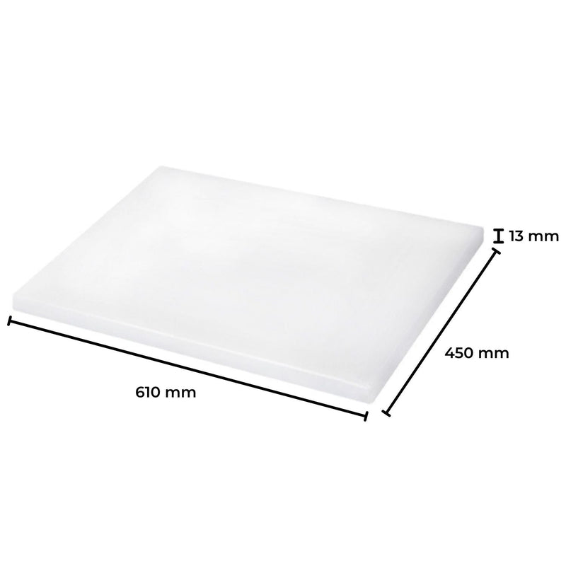 GOMINIMO White Plastic Chopping Board (450 x 610 x 13mm) GO-CCB-100-OK Payday Deals