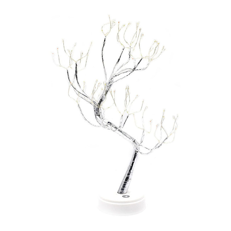 GOMINIMO Wood Desk Lamp- Bonsai Fairy Tree Lights Warm White- Payday Deals