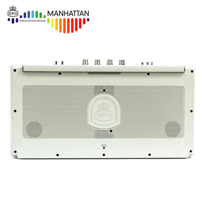 GPO Manhattan Retro Boombox Style Bluetooth Party PA Speaker Portable Payday Deals