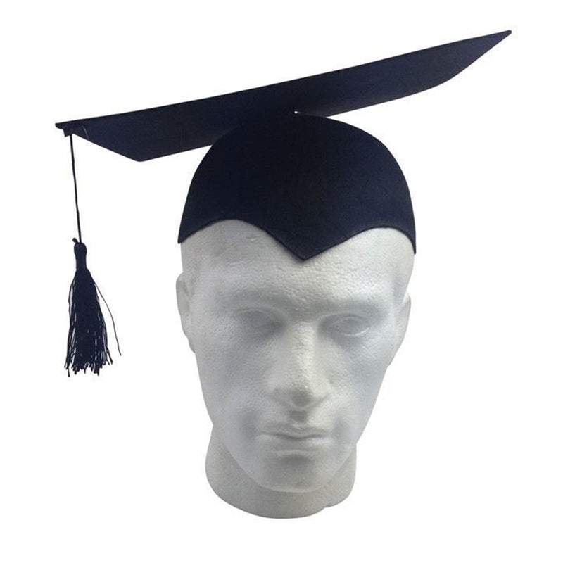 GRADUATION HAT Mortar Board Graduate Bachelor Academic Cap School - Black Payday Deals