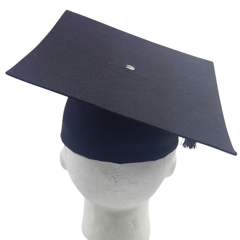 GRADUATION HAT Mortar Board Graduate Bachelor Academic Cap School - Black Payday Deals