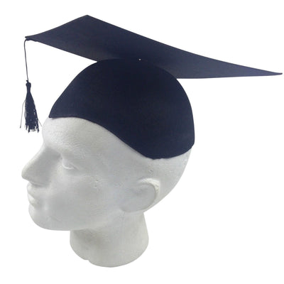 GRADUATION HAT Mortar Board Graduate Bachelor Academic Cap School - Black Payday Deals