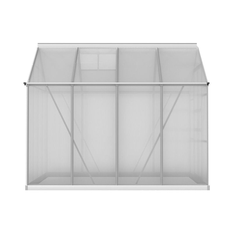 Greenfingers Aluminium Greenhouse Green House Polycarbonate Garden Shed 2.4x2.5M Payday Deals