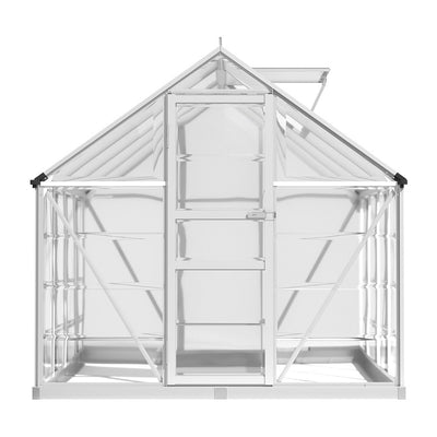 Greenfingers Greenhouse Aluminium Polycarbonate Green House Garden 248x189x200cm Payday Deals