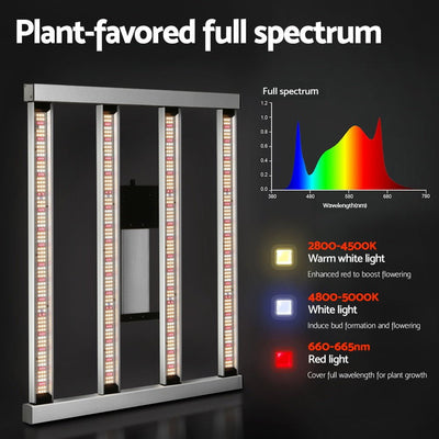 Greenfingers Grow Light 3000W LED Full Spectrum Indoor Veg Flower All Stage Payday Deals