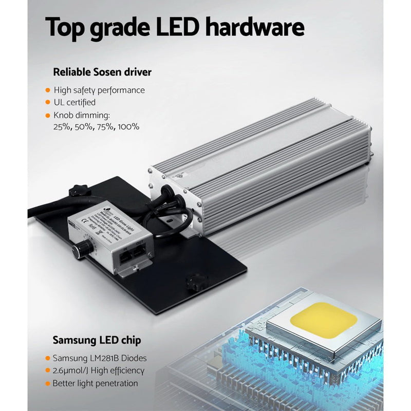 Greenfingers Grow Light 3000W LED Full Spectrum Indoor Veg Flower All Stage Payday Deals