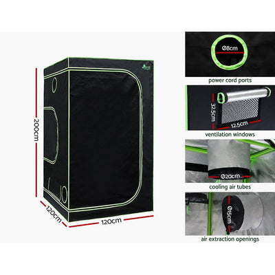 Greenfingers Grow Tent 2200W LED Grow Light Hydroponics Kits System 1.2x1.2x2M Payday Deals