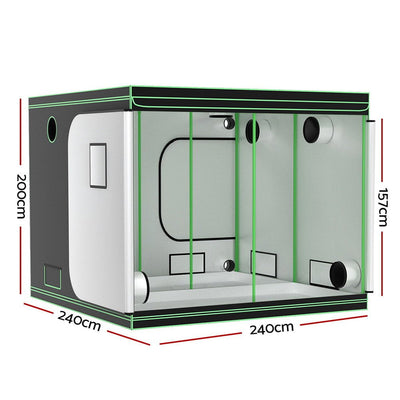 Greenfingers Grow Tent Kits 200x 200 x 200cm Hydroponics Indoor Grow System Payday Deals